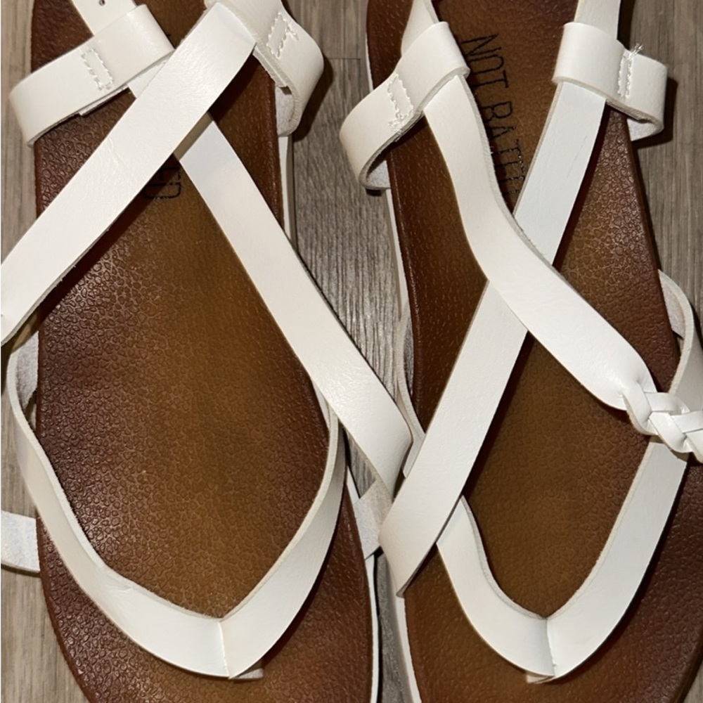 Not Rated Women's White Sandals